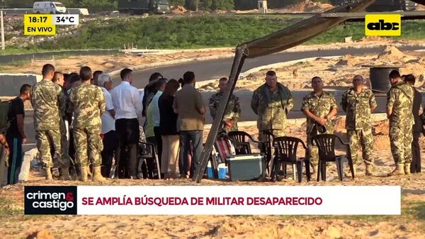 Video: se amplía la búsqueda del militar desaparecido - Crimen y castigo - ABC Color