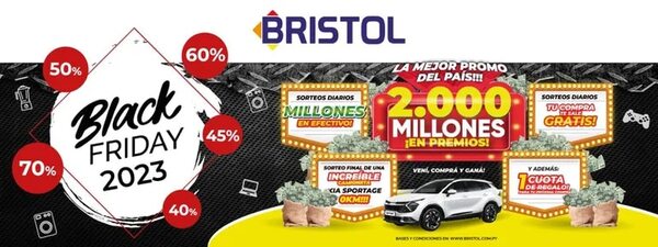 Se impone el Black Friday de Bristol, con mega descuentos - Brand Lab - ABC Color