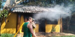 Detuvieron a un hombre tras incendiar la casa de su expareja