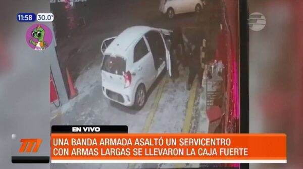 Grupo armado asaltó una gasolinera en Fernando de la Mora | Telefuturo