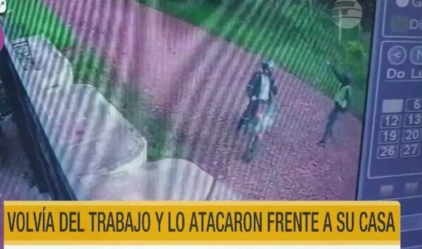 Capiatá: Volvía del trabajo y lo atacaron frente a su casa | Telefuturo