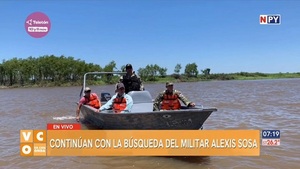 Sexto día de búsqueda del sargento Sosa - Noticias Paraguay