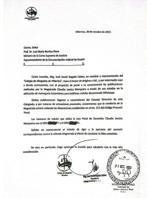 Nueva denuncia contra Claudia Jessica Mosqueira - PDS RADIO Y TV