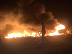 Dos personas pierden la vida al incendiarse carga de combustible ilegal en Alberdi - La Tribuna