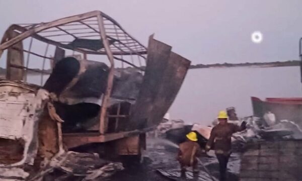 Explosión en Alberdi deja dos fallecidos