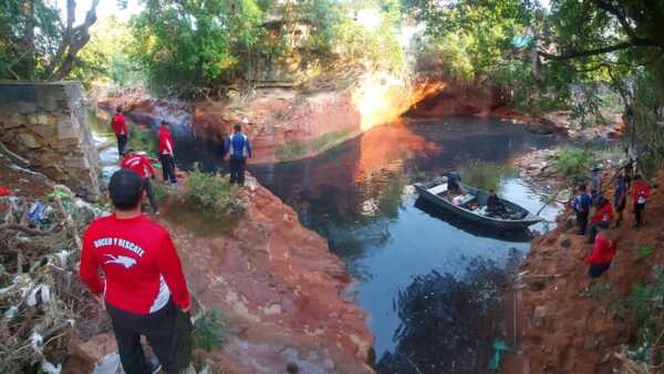 Militares removerán arena del arroyo Lambaré en búsqueda de Alexis Sosa