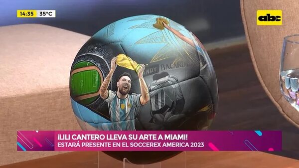 Video: ¡Lili Cantero lleva su arte a Miami! - Ensiestados - ABC Color