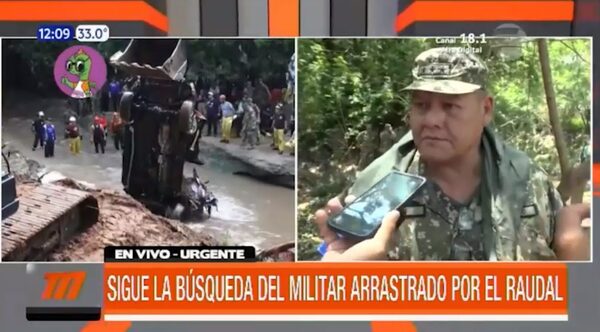 Sigue la búsqueda del militar desaparecido | Telefuturo