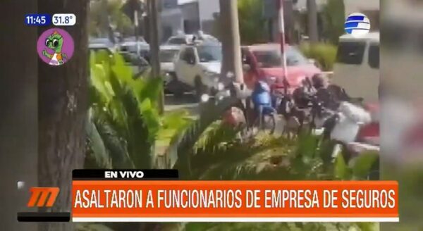 Asaltaron a funcionarios de una empresa de seguros | Telefuturo
