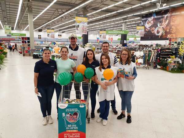 Visión participó de la colecta de Banco de Alimentos llevando 1500 kilos de esperanza - Unicanal