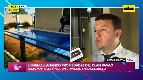 Video: siguen allanando propiedades del clan Pavão - Ensiestados - ABC Color