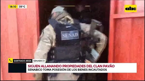 Operativo Pavo Real: siguen allanando propiedades del clan Pavão - Crimen y castigo - ABC Color