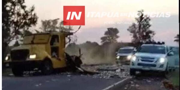 GRUPO COMANDO ATACÓ UN CAMIÓN DE CAUDALES EN LA ZONA DE GRAL. DELGADO - Itapúa Noticias