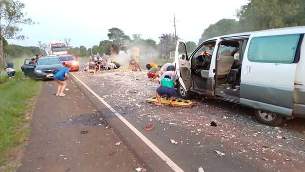 Asalto a camión de caudales, tiros y muerte en Itapúa | 1000 Noticias