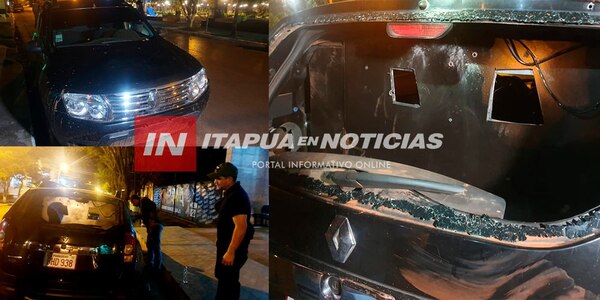 HALLARON VEHÍCULO ABANDONADO PRESUMIBLEMENTE UTILIZADO PARA ASALTO A CAMIÓN DE CAUDALES - Itapúa Noticias