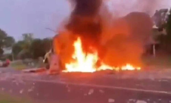 Conductor tuvo que esconderse en un tajamar durante asalto a camión de caudales – Prensa 5