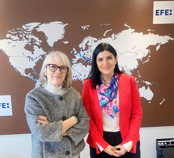 Viceministra de Comunicación fue recibida por la presidenta de la Agencia EFE