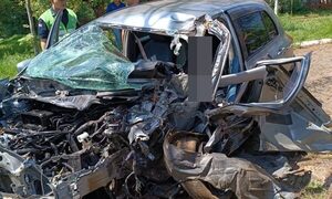 Violento accidente en Franco