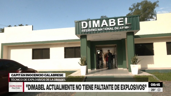 Aseguran que en la DIMABEL no hay faltante de explosivos - Megacadena - Diario Digital