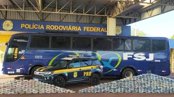 Policía de Brasil incauta casi 500 kilos de cocaína procedente de Bolivia