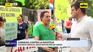 Video: docente sindical exige reposición de cargo - ABC Noticias - ABC Color