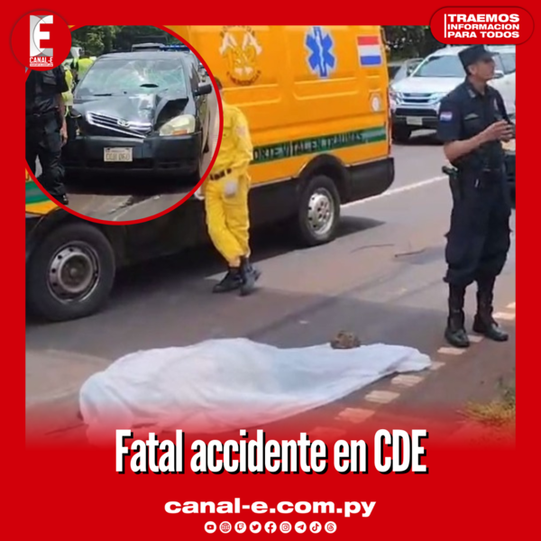 Fatal accidente en centro de CDE