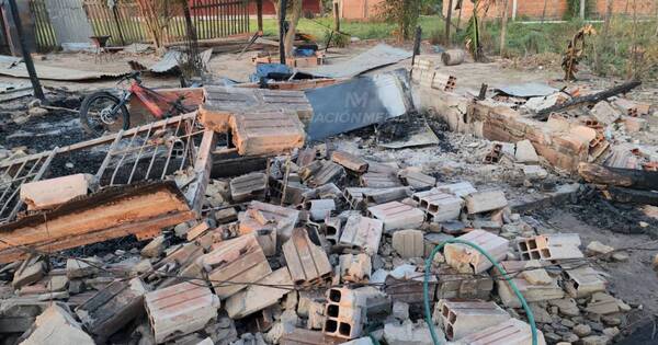 La Nación / Concepción: joven madre pierde todo en incendio de vivienda
