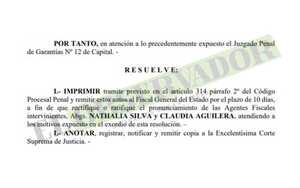 Desestimación de denuncia contra Trovato en el caso de Diego Polenta queda en manos de Fiscalía General 