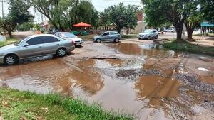 Calles y avenidas de Coronel Oviedo en ruinas - Nacionales - ABC Color