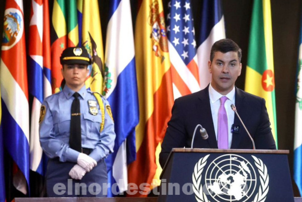 Presidente Peña realizó conferencia magistral en la CEPAL invitando a mirar a Paraguay como aliado confiable y predecible - El Nordestino
