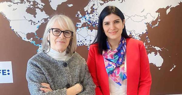 La Nación / Viceministra de Comunicación recibida por titular de EFE
