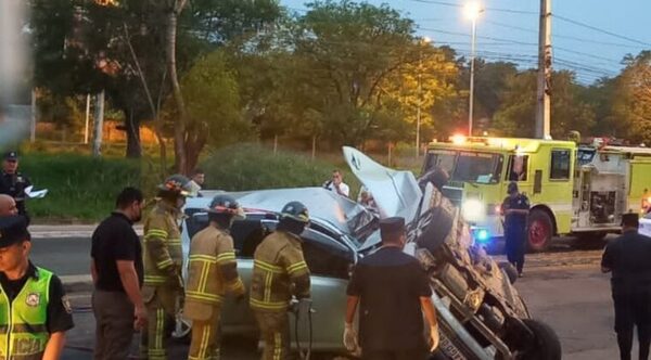 Accidente fatal en zona del Botánico en Asunción
