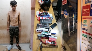 Aprehenden a sujeto que supuestamente hurtó en una farmacia en pleno centro de Encarnación
