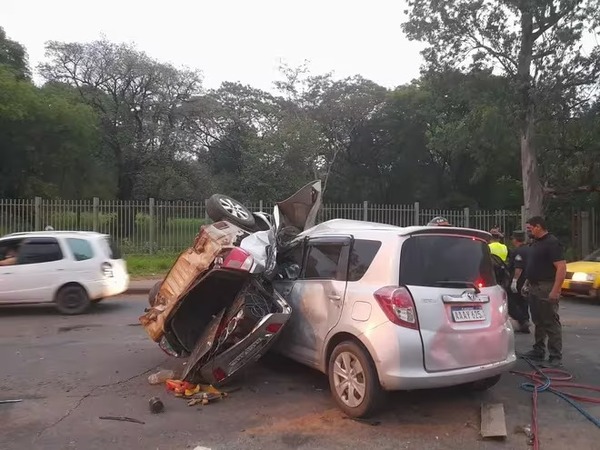 Accidente de tránsito con derivación fatal en la Transchaco