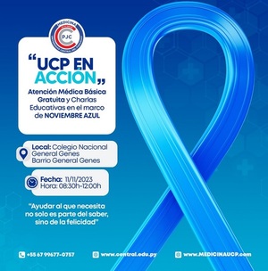 UCP se une a la campaña “Noviembre Azul” a través del Proyecto “UCP en Acción”
