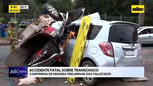 Video: impactante choque en la Transchaco deja dos fallecidos - ABC Noticias - ABC Color