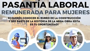 Amplían cupos para mujeres que quieran sumarse a las obras del Puente de la Bioceánica