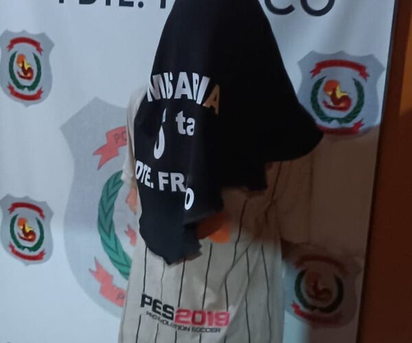 Atrapan a malviviente que hurtó en aserradero de Franco