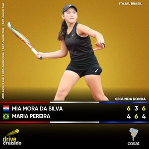 Dani Vallejo tampoco pudo avanzar en dobles mientras la junior Mia Mora va a cuartos
