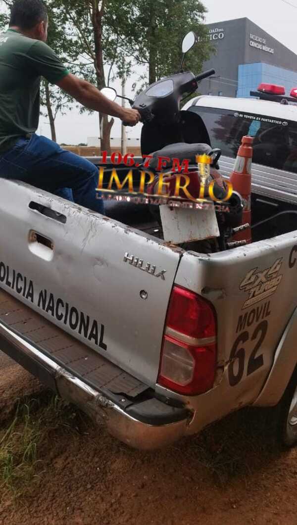 Motocicleta robada en asalto fue recuperada en Ponta Porã mediante Frontier Security - Radio Imperio 106.7 FM