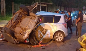 Un violento choque deja dos fallecidos sobre la Transchaco