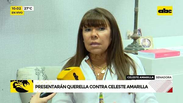 Video: Celeste Amarilla responde a la querella que presentará “Bachi” Núñez en su contra - ABC Noticias - ABC Color