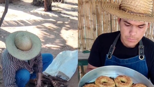 Guido Penayo celebró el día de la Mandioca con chipa mandi'o