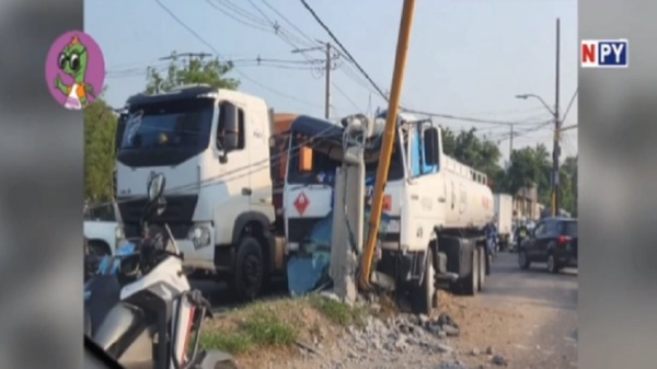 Accidente con suerte en Madame Lynch - Noticias Paraguay