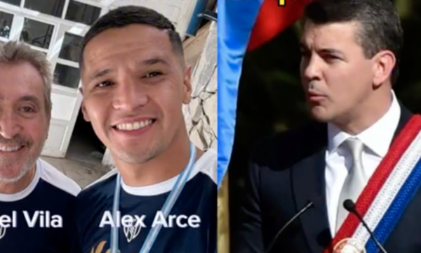 La curiosa charla de Alex Arce con el presidente Santiago Peña