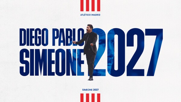 Simeone renueva hasta 2027