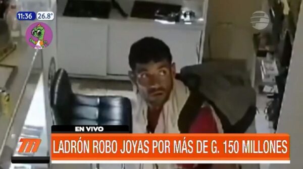 Millonario robo a una joyería en Asunción | Telefuturo