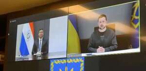 Peña le dice a Zelenski que Paraguay permanece leal a Ucrania  - Nacionales - ABC Color