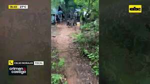 Video: presunto marihuanero cae abatido en enfrentamiento con policías en Capitán Bado - Crimen y castigo - ABC Color
