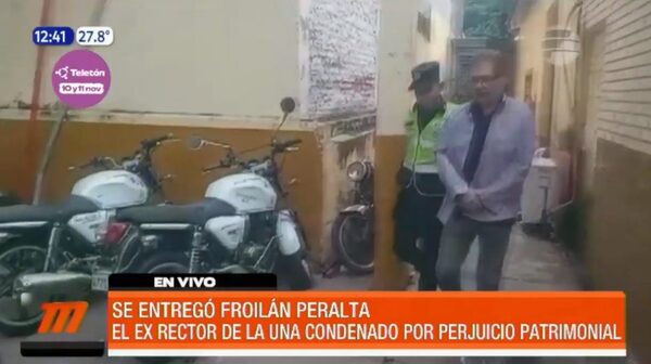 Se entregó Froilán Peralta por el caso "UNA no te calles" | Telefuturo